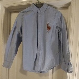 Long sleeve boy's Polo shirt